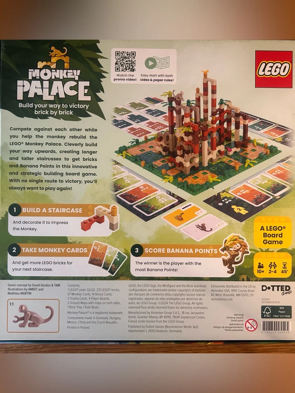 Lego Monkey Palace Board Game